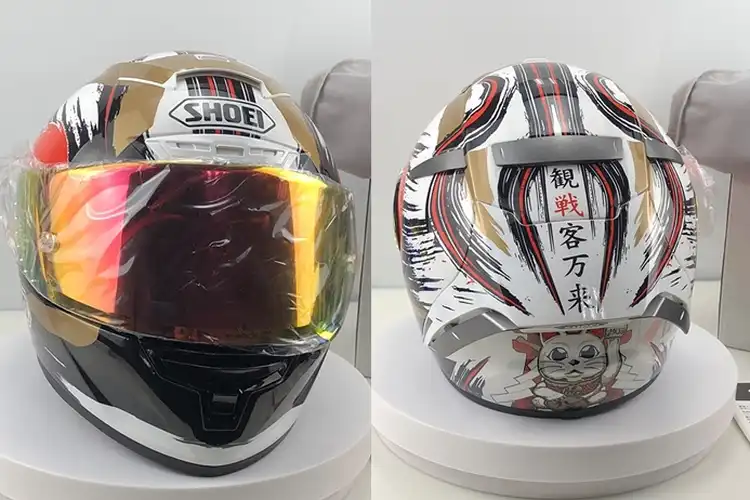 Helm Marc Marquez Palsu Beredar Mirip Asli, Harganya Kok  Bisa Murah?