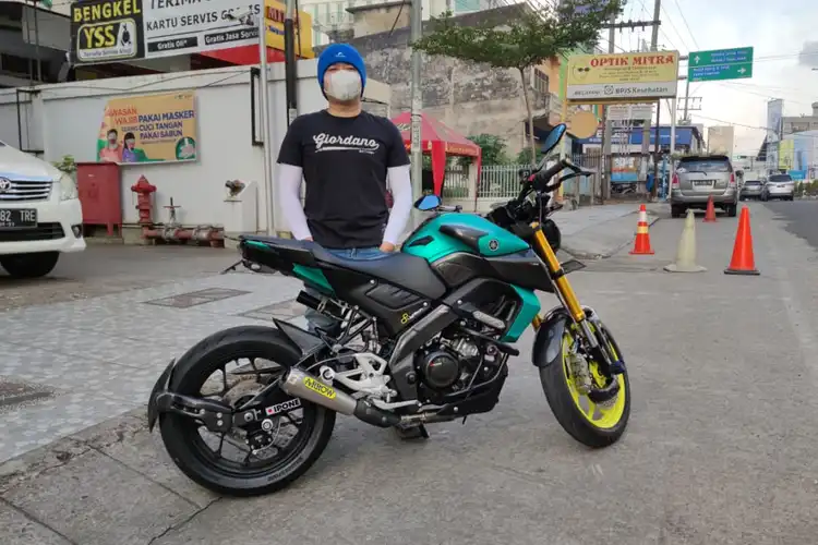 Makin Sangar, Modifikasi Yamaha MT-15 Tampil dengan Tema Hyper Naked