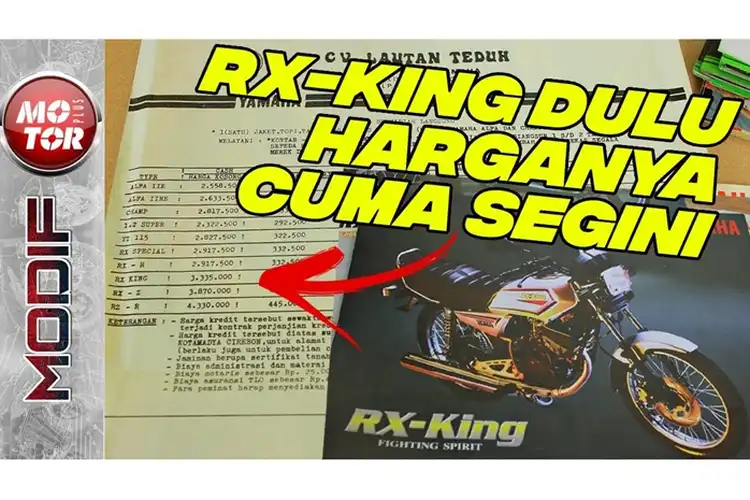 Segini Harga Yamaha RX-King Baru Tahun 1991, Mahal Atau Murah Nih