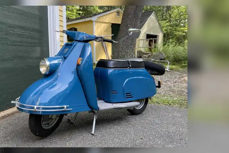 Motor Jadul Plus Langka Mirip Lambretta Dilelang, Desain Mukanya Mirip Bemo