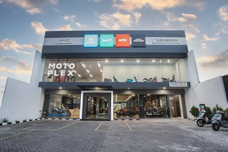 Mantap, Piaggio Indonesia Resmi Buka Diler Motoplex Baru di Surabaya