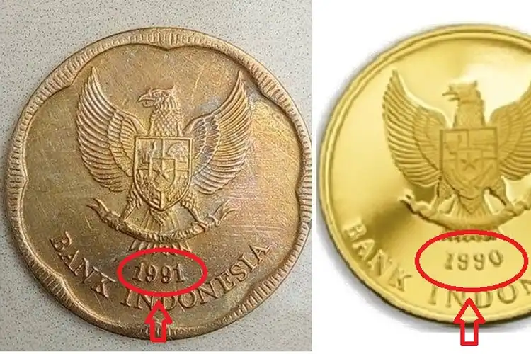 Uang Koin Lambang Burung Garuda Ada yang Terbuat Dari Emas Ketahui Cirinya Agar Tak Sembarang Dibelanjakan