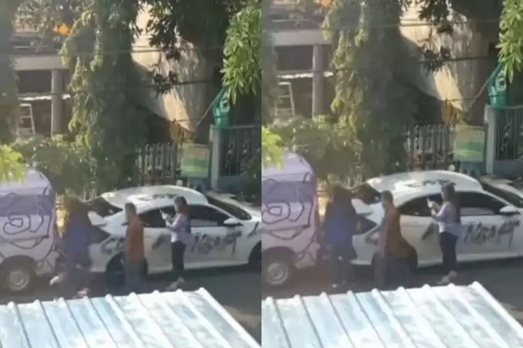 Diduga Parkir Sembarangan Mobil Mewah Dicorat-Coret, Netizen Komentar Begini