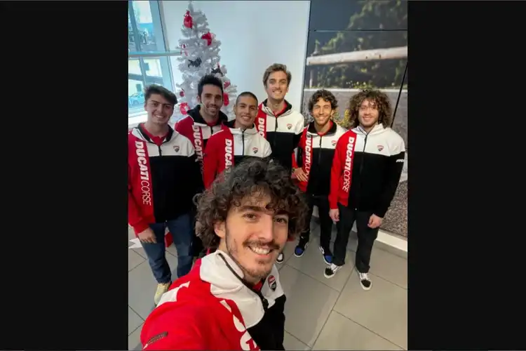 Kebangetan Nih, Ducati Pabrikan Cuekin Empat Pembalap Ini Saat Rayakan Libur Natal