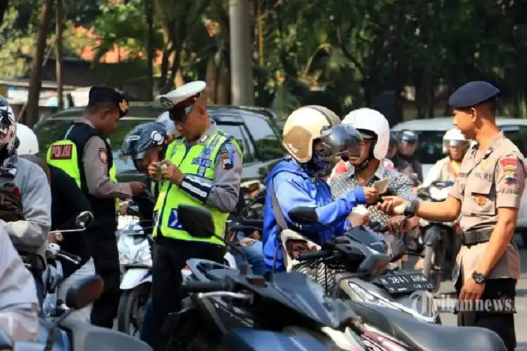 Pemotor Tenang, Operasi Lilin 2021 Tidak Ada Razia Tilang Polisi