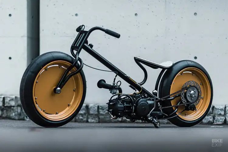 Modifikasi Konsep Hot Rod Berbasis SYM Cub, Rangka Unik Kaki-Kaki Bikin Heran