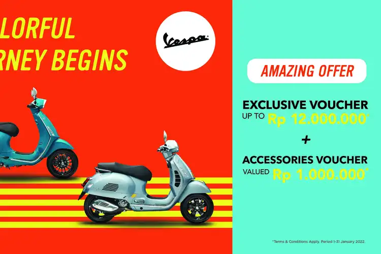 Sambut Tahun Baru, Piaggio Indonesia Tawarkan Banyak Program Menarik