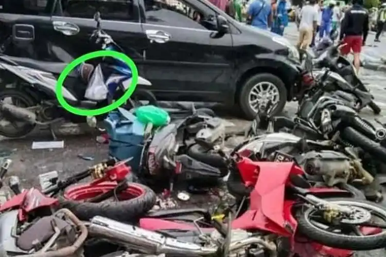 Tragedi Simpang Rampak Balikpapan, Pemotor Selamat Dari Maut Karena Mau Bagi-bagi Sedekah