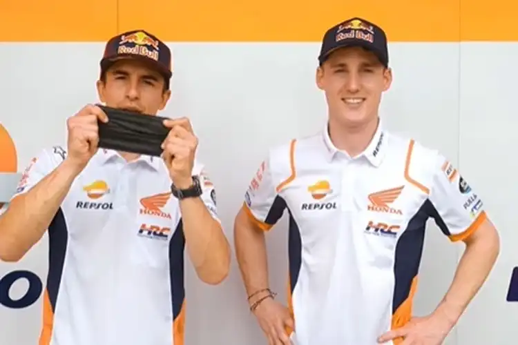 Marc Marquez dan Pol Espargaro Ajak Masyarakat Indonesia Pakai Masker dan Suntik Vaksin