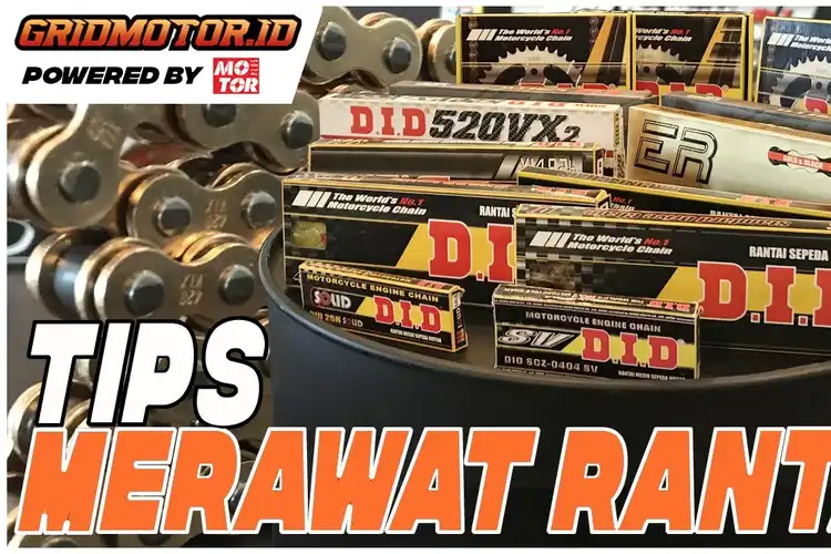 Video Tips Bagainmana Merawat Rantai Motor DID Agar Jadi Lebih Awet