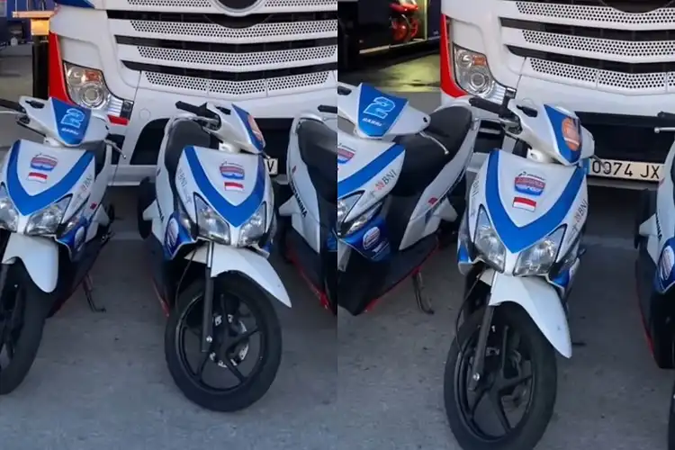 Netizen Jadi Salfok Lihat Motor Paddock Pertamina Mandalika SAG Team