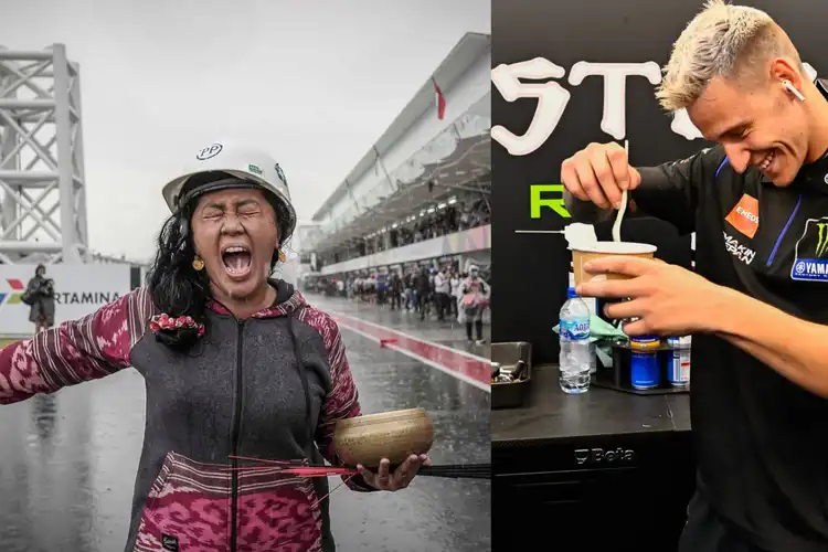 Bantu Stop Hujan, Pawang Hujan Rara Sama Fabio Quartararo Dapat Pujian
