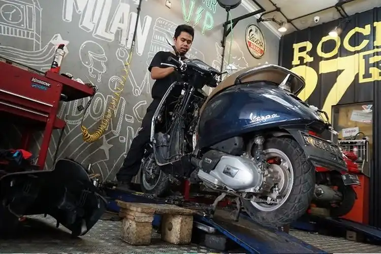 Spare Part Vespa Terpengaruh PPN 11 Persen? Nih Kata Bengkel Spesialis