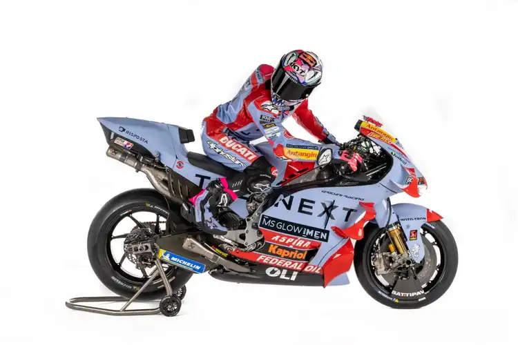 Resmi! Logo MS GLOW For Men Nempel di Motor Gresini Racing Team MotoGP