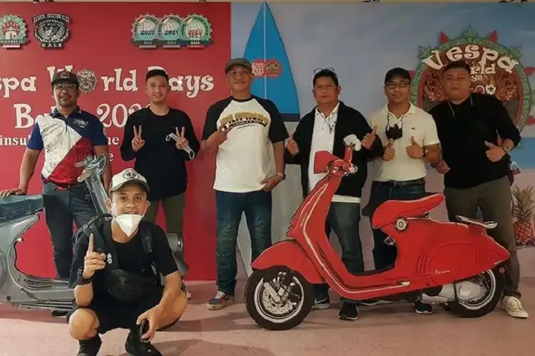 Vespa Club Dari Luar Negeri Sudah Sampai Indonesia, Siap Ramaikan Vespa World Days 2022 Bali