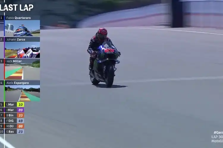 Hasil Balap MotoGP Jerman 2022, Fabio Quartararo Sang Juara Baru Sachsenring