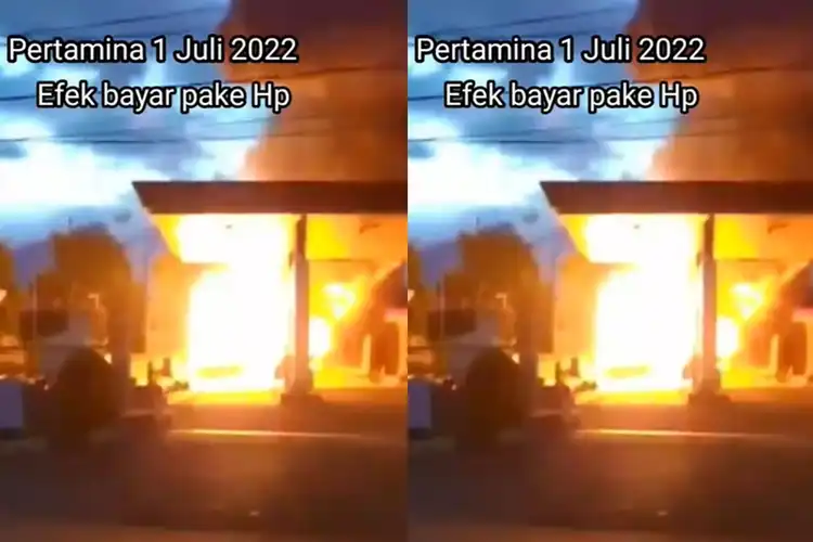Geger Video Kebakaran di SPBU 1 Juli 2022 Efek Bayar Pakai HP, Begini Penjelasan Pertamina