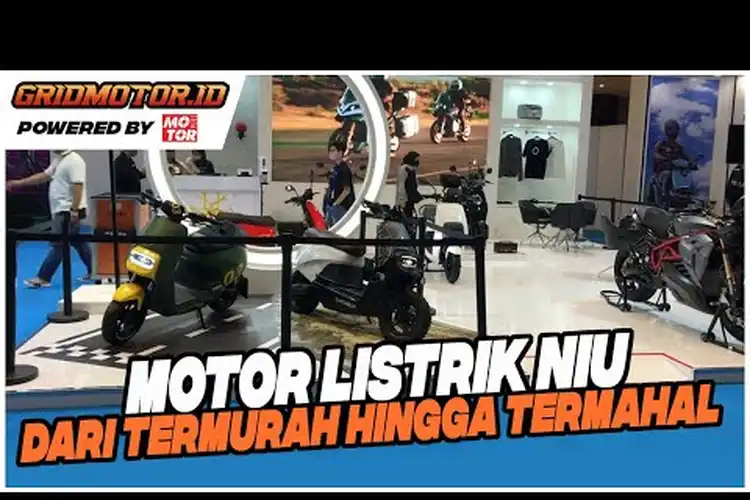 Video Harga Motor Listrik Niu Ajang Pameran Periklindo Electric Vehicle Show 2022