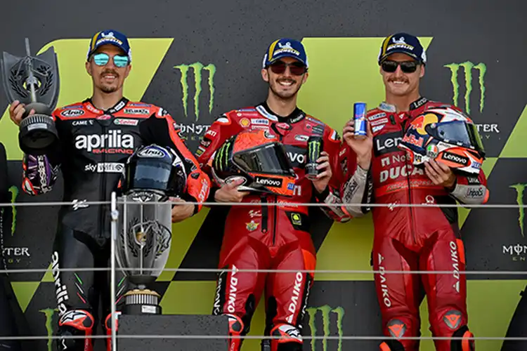 Kode Keras Eropa Merajalela, Motor MotoGP Ducati Dan Aprilia Kuasai Podium MotoGP Inggris 2022, Bikin Ciut Juara Dunia MotoGP 2021