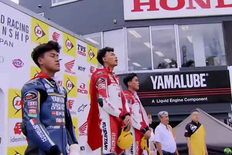 Pembalap Indonesia Sapu Bersih Podium Race 2 Kelas AP250 ARRC Jepang 2022