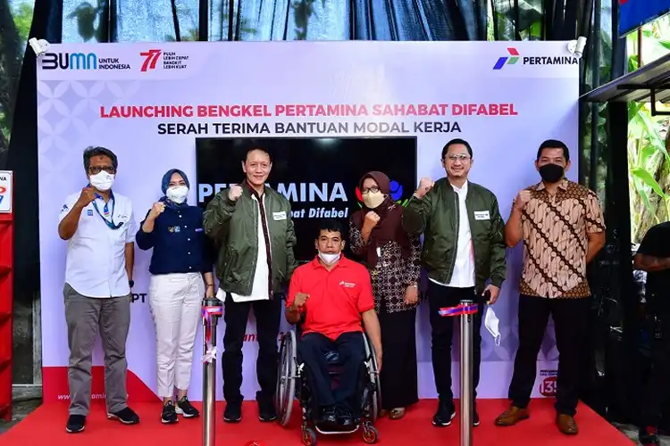Mantap, Pertamina Luncurkan Bengkel Sahabat Difabel Di Yogyakarta