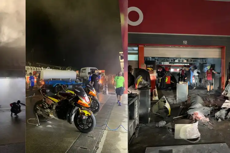 BREAKING NEWS: Paddock Tim Marc VDS di MotoGP Jepang 2022 Terbakar, Efeknya Sampai ke Aprilia dan Suzuki