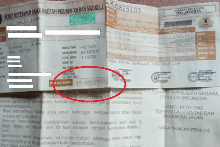 Data STNK Motor Dihapus Jika Masih Nekat Enggak Bayar Pajak 2 Tahun, Bikers Ingat