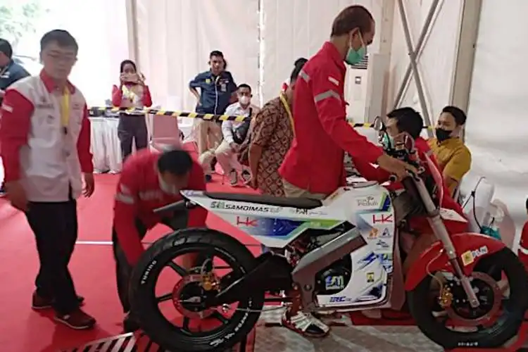 Intip Yuk, Motor Listrik Hasil Konversi Dari Bahan Daur Ulang Milik FKH Tulungagung