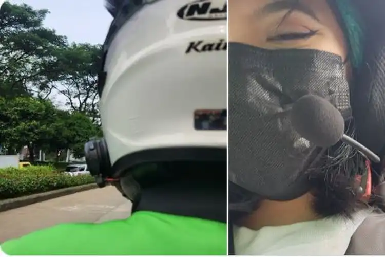 Curhatan Penumpang Dapat Driver Ojol Pakai Intercom Helm Untuk Ngobrol, Canggih Juga!