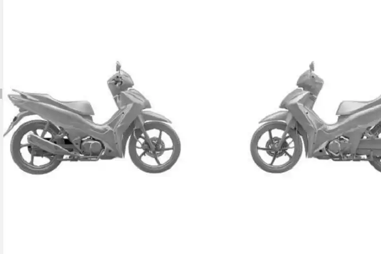 Bocor Penampakan Motor Bebek Terbaru Honda Irit Bensin, Desain Mirip Supra X Helm In