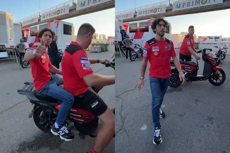 Penampilan Enea Bastianini Berseragam Tim Pabrikan Ducati Jelang Tes MotoGP Valencia