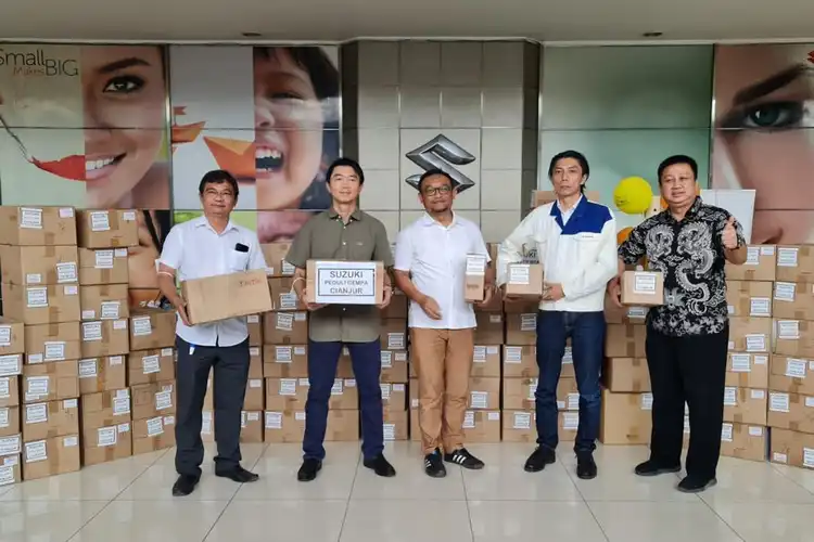 Peduli Gempa Cianjur, Suzuki Bersama SSC dan SCRC Kirimkan Bantuan