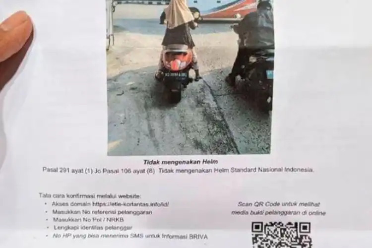 Nekat Abaikan Surat Tilang Elektronik, Ini yang Akan Terjadi