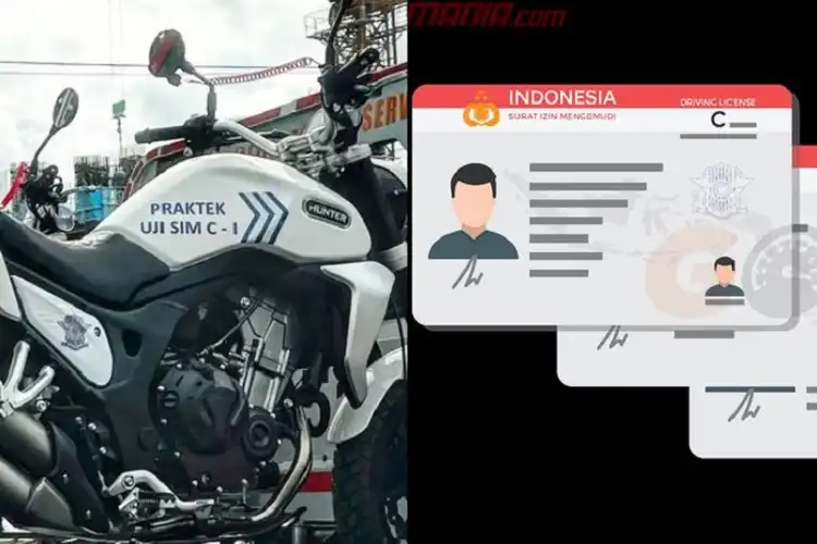 Motor Ujian Praktek SIM C1 Sudah Siap, Ingat Lagi Syarat Bikinnya