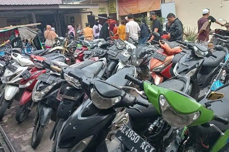 18 Motor Curian di Polres Depok, Bikers Yang Kehilangan Bisa Diambil, Bawa STNK dan BPKB