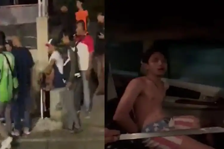 Bacok Pemotor di Bandar Lampung, Anggota Geng Motor Teriak Minta Ampun Dihajar Warga