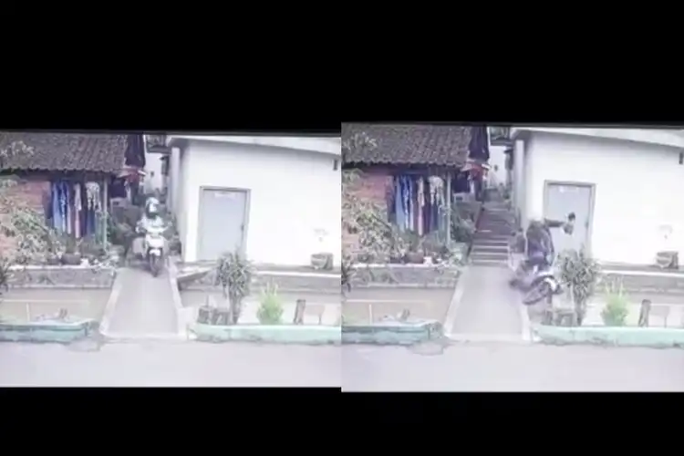 Driver Ojol Dan Penumpang Kecemplung Kali, Netizen Kutuk Orang Ketawa