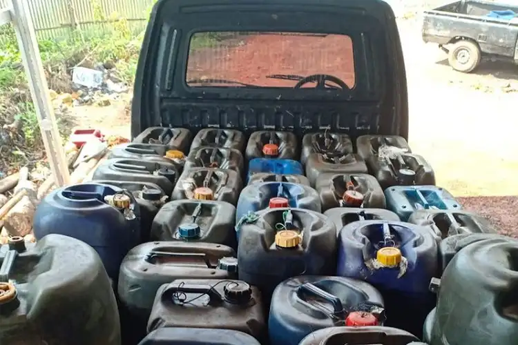 2 Ribuan Liter Pertalite yang Ditimbun Diamankan, Polda Bangka Belitung Ungkap Faktanya
