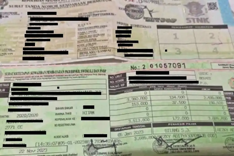 Waspada STNK Motor Palsu, Cetakan Mirip Sama-sama Ada Hologram Bikin Pemotor Bingung