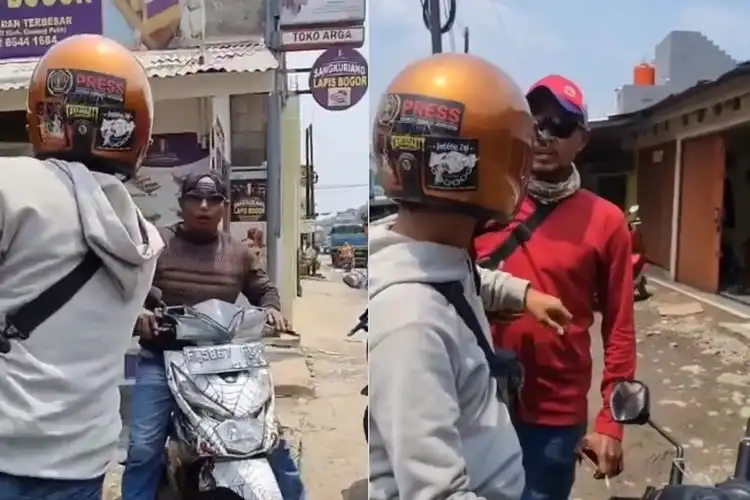 Debt Collector vs Wartawan Siapa yang Menang Terlihat Ketika Mata Elang Akan Merampas Motor Nunggak