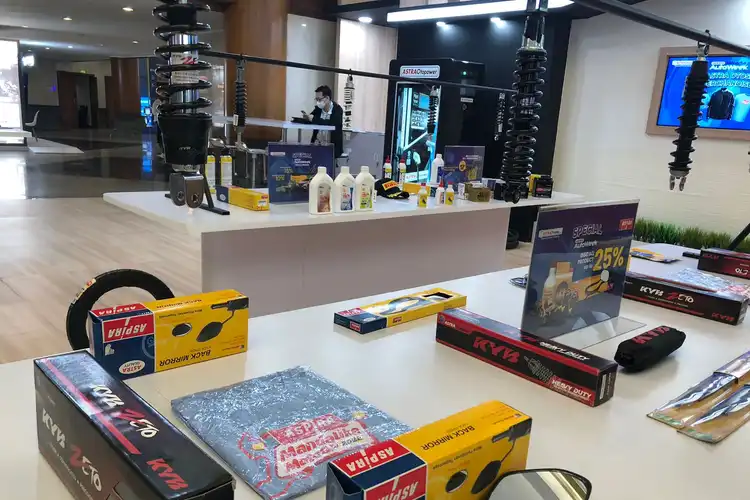 Aspira Kasih Diskon hingga 25 Persen Spare Part Motor di GJAW 2023