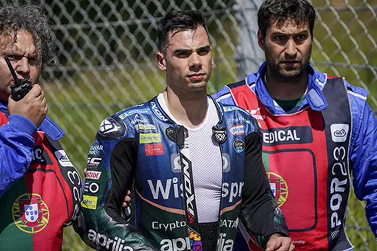 Begini Kondisi Miguel Oliveira Usai Diseruduk Marc Marquez Saat MotoGP Portugal 2023
