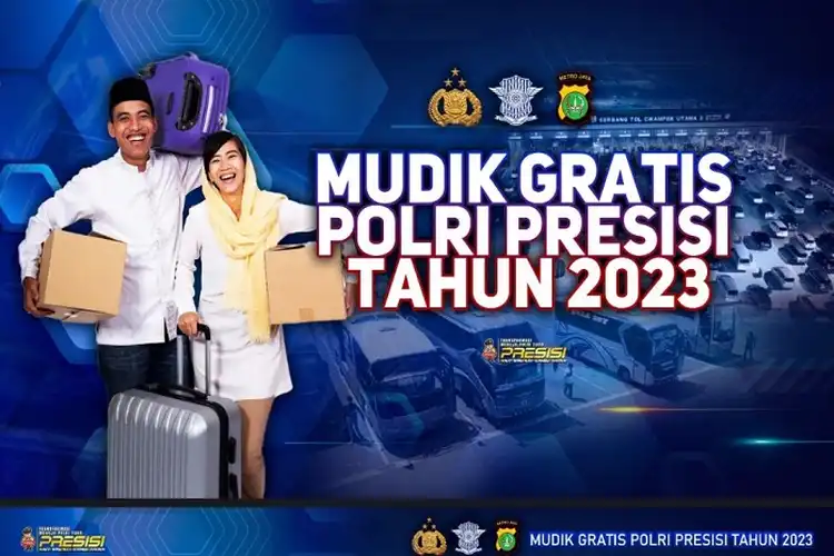 Cepat Daftar Mudik Gratis 2023 Polri, Bisa Lewat Samsat Ini Syaratnya