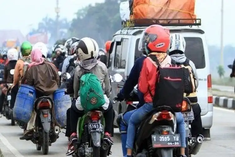 Pemudik Motor Lebaran 2023 Bisa Kena Razia Dan Suruh Putar Balik, Polisi Bilang Gini