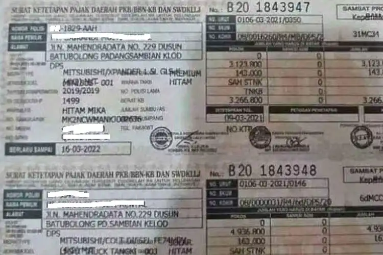 Pajak Kendaraan Dihapus Ikuti Pemutihan 2023 Hanya Daftar Ulang Sebagai Antisipasi Agar Tak Bodong