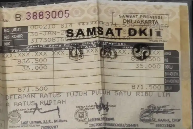 Tanpa Pemutihan Telat Bayar Pajak STNK Yamaha NMAX Setahun Bikin Tekor, Denda Tembus Segini