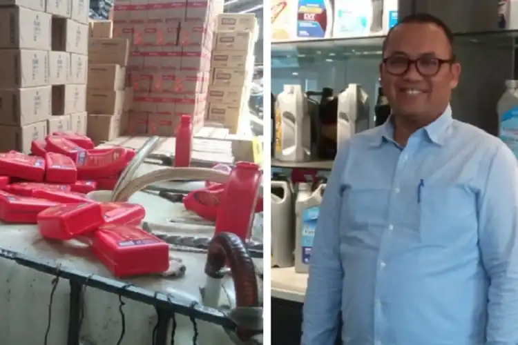 Ketua Umum Aspelindo Peringatkan Konsumen Usai Penggerebekan Gudang Oli Palsu di Tangerang