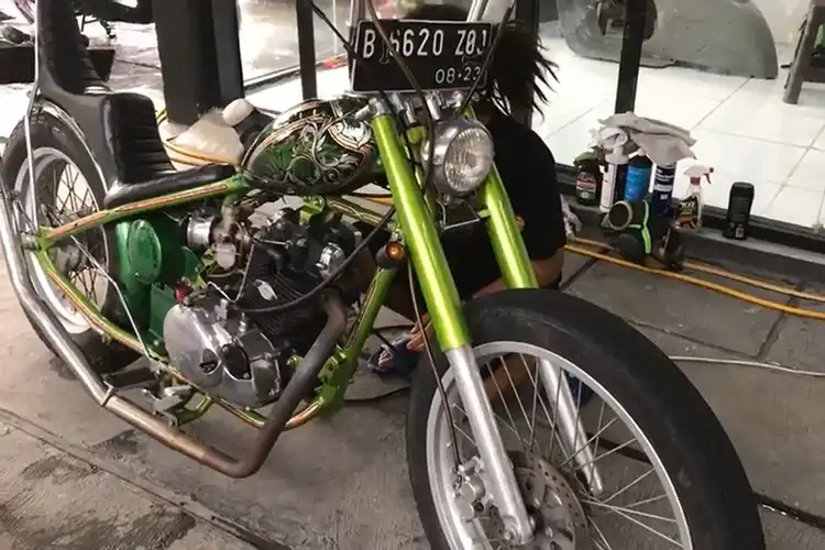 Chopper MOTOR Plus Kinclong Lagi, Nih Tempat Cuci Dan Detailing Kece Di Jaksel
