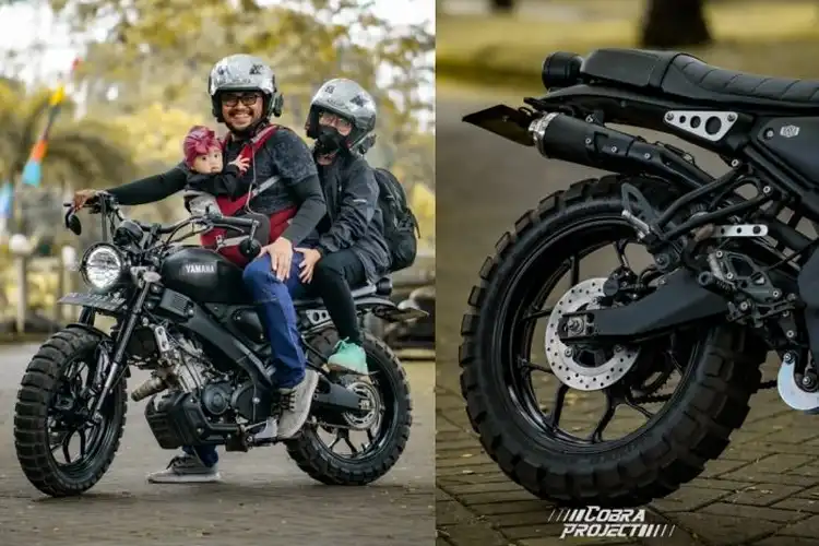 Ide Modifikasi Motor Yamaha XSR 155 Milik Peserta Customaxi X Yard Built 2023