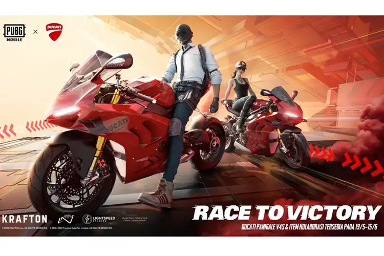 Nambah Lagi Motor PUBG Mobile, Bisa Ngebut Pakai Ducati Panigale V4